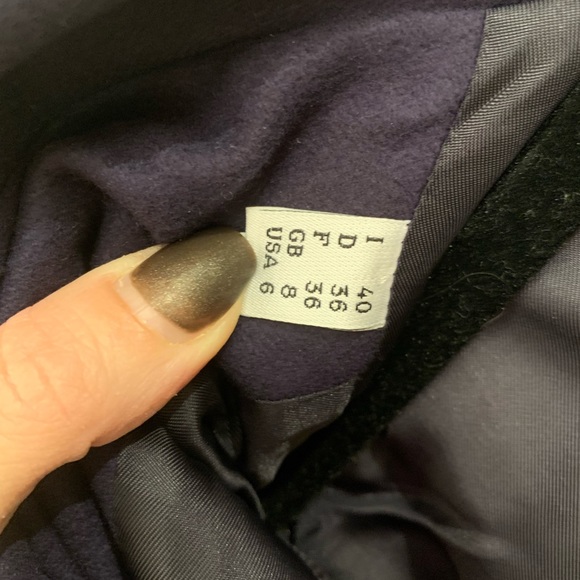 Moschino Cheap and Chic Wool Blazer Jacket Blue 6 - Picture 6 of 7